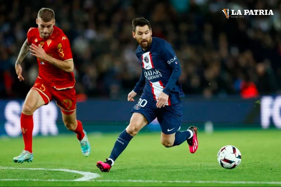 Lionel Messi en el partido del PSG tras su regreso
