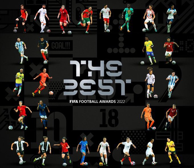 Premios The Best FIFA con Lionel Messi y Julián Álvarez