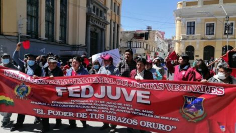 Gran Marcha de la Orureñidad en Oruro