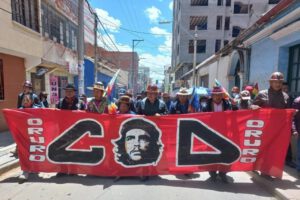 Marcha en Oruro pidiendo 30 años de cárcel para Luis Fernando Camacho