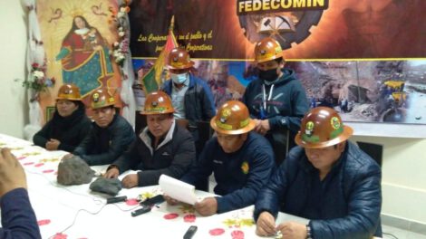 Fedecomin pide 200 ítems de trabajo en Oruro