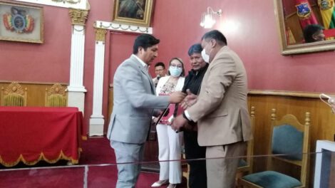 Gestión Municipal Oruro con el alcalde Adhemar Wilcarani y nuevos secretarios