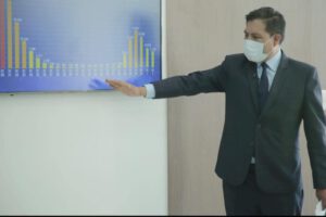Disminución de contagios de Covid-19 en Bolivia