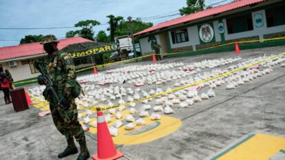 Incautan 732 kilos de cocaína en Villa Tunari