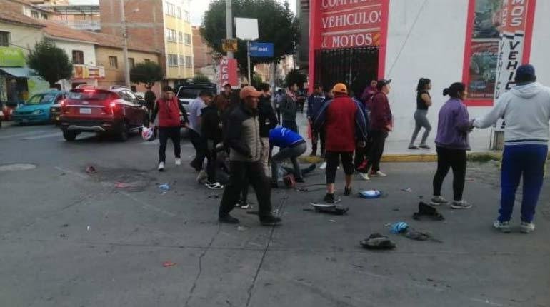 Diputado del MAS atropella a motociclista