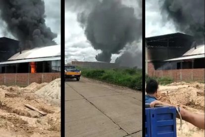 Incendio en el Parque Industrial Latinoamericano