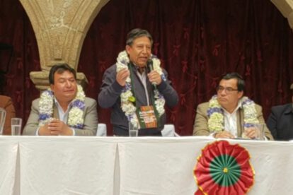David Choquehuanca, vicepresidente de Bolivia, habla sobre el proceso de cambio