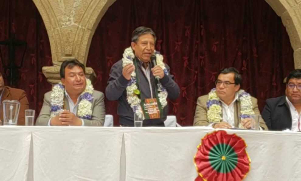 David Choquehuanca, vicepresidente de Bolivia, habla sobre el proceso de cambio