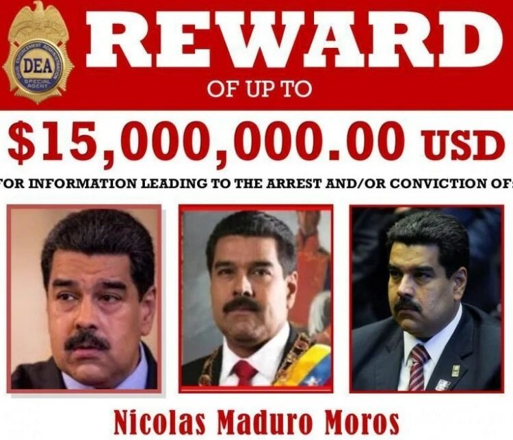 Recompensa por captura de Maduro