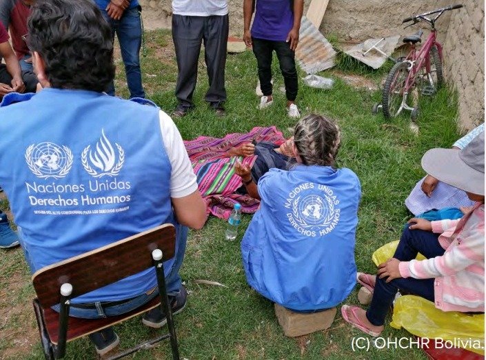 Misión de la ONU para DD.HH. en Bolivia