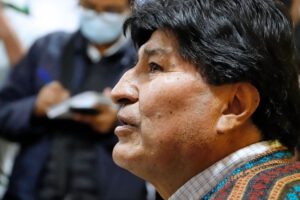 Evo Morales en los actos del Día del Estado Plurinacional de Bolivia