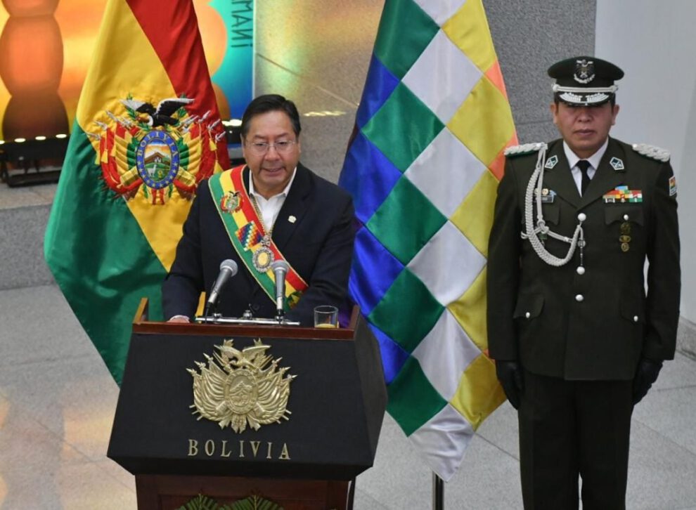 Estado Plurinacional como referente mundial según Luis Arce