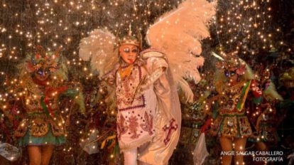 Carnaval de Oruro en la exposición de Angie Salgar en Jujuy
