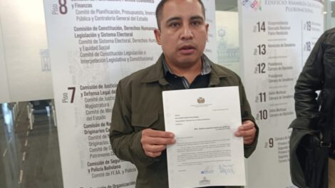 Resguardo policial durante el cabildo solicitado por la bancada de CC