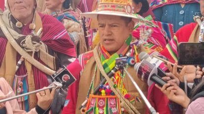 zona de desastre en el altiplano boliviano por sequías
