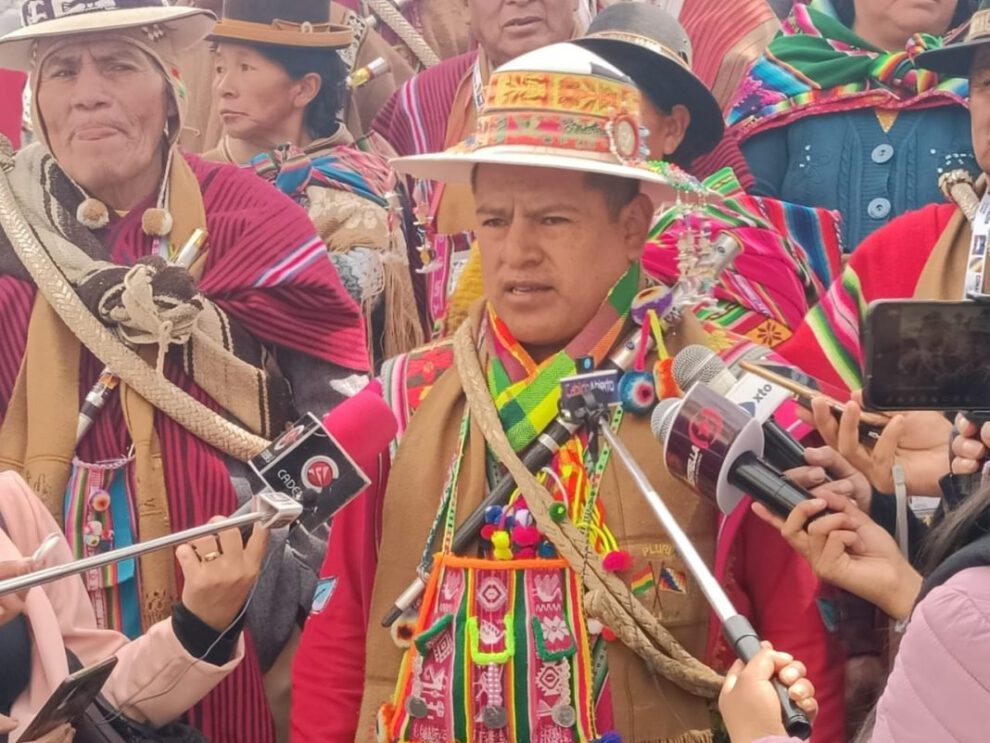 zona de desastre en el altiplano boliviano por sequías
