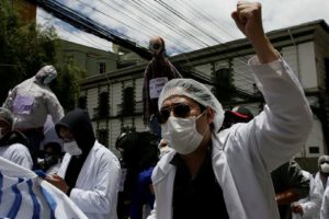 Movilización de los médicos por la falta de atención del Ministerio de Salud