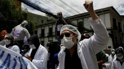 Movilización de los médicos por la falta de atención del Ministerio de Salud