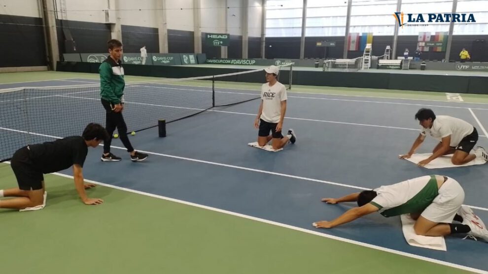 Equipo Bolivia de tenis confía en ganar la serie a Georgia en la Copa Davis