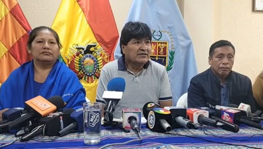 Evo Morales evita hablar sobre el presunto audio filtrado