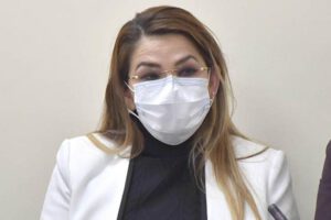 Jeanine Añez en su audiencia sobre el caso Golpe de Estado II