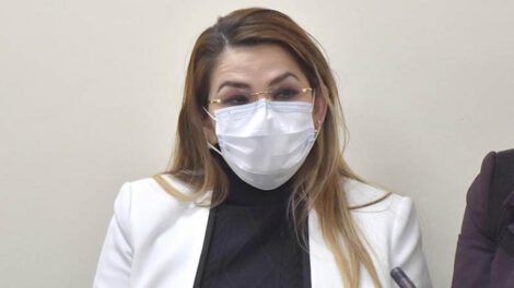 Jeanine Añez en su audiencia sobre el caso Golpe de Estado II