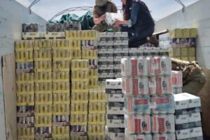 Comiso de bebidas alcohólicas en Oruro
