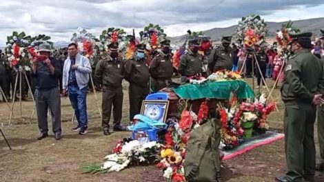 Homenaje al sargento fallecido en su comunidad natal