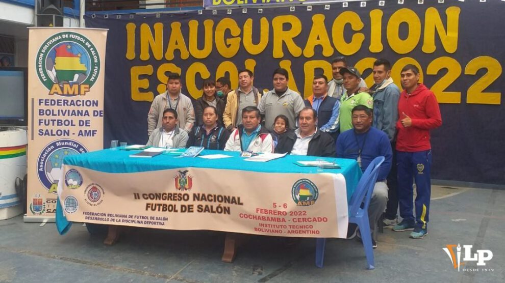 Congreso nacional del fútbol de salón en Oruro
