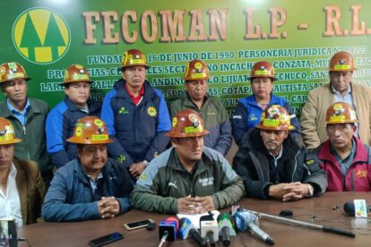 Integrantes de Fecoman rechazan la ley del oro
