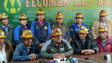 Integrantes de Fecoman rechazan la ley del oro