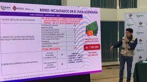 El director de la Agencia Nacional de Hidrocarburos (ANH), Germán Jiménez, brindando el informe sobre el Plan Soberanía