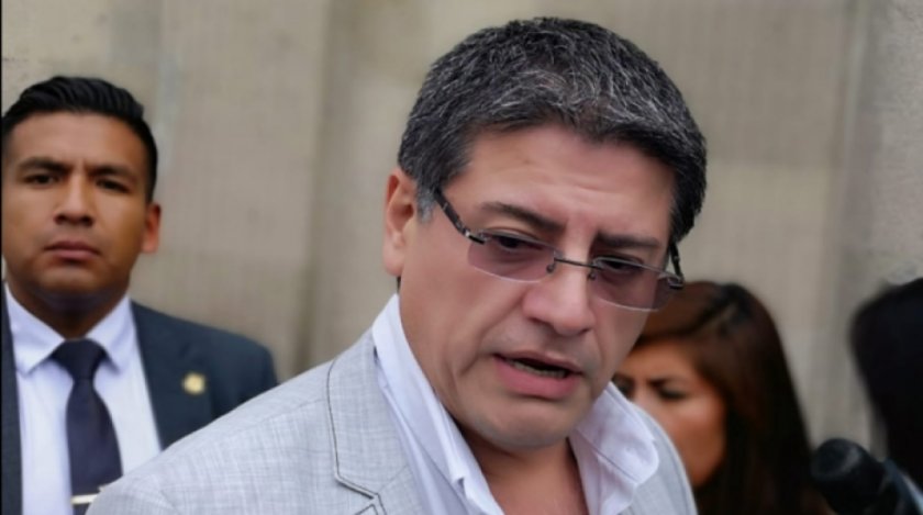 Jerjes Justiniano se declara perseguido político y pedirá asilo político