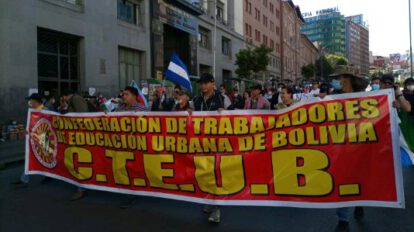 Magisterio urbano exige atención al Ministro de Educación