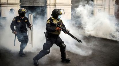 Uso excesivo de fuerza en Perú durante manifestaciones