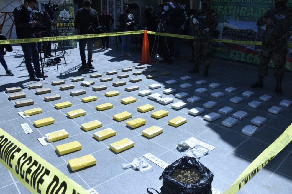 Incautación de droga en La Paz