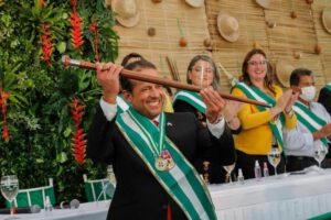 Luis Fernando Camacho en su nombramiento como Gobernador de Santa Cruz