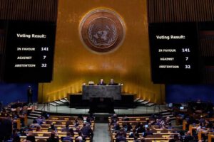 ONU aprueba resolución de condena contra Rusia en el aniversario de la guerra