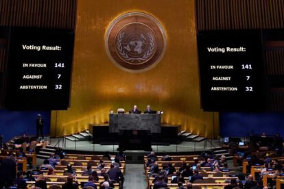 ONU aprueba resolución de condena contra Rusia en el aniversario de la guerra
