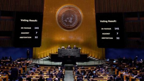 ONU aprueba resolución de condena contra Rusia en el aniversario de la guerra