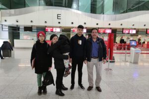 Familia boliviana afectada por el terremoto en Turquía