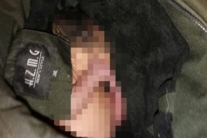 Bebé abandonado en casa de perro en vía pública