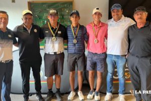 Los golfistas bolivianos que asistirán al Sudamericano Juvenil de golf