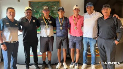 Los golfistas bolivianos que asistirán al Sudamericano Juvenil de golf