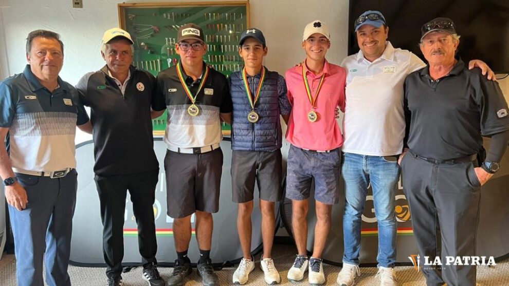 Los golfistas bolivianos que asistirán al Sudamericano Juvenil de golf