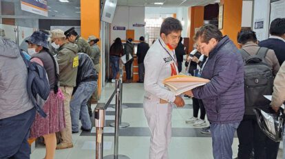 Denuncia penal contra Evo Morales presentada por Bladimir Machicao en La Paz
