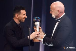 Lionel Messi premio The Best como mejor jugador del mundo