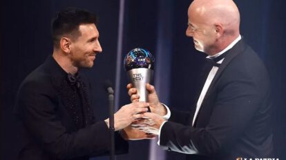 Lionel Messi premio The Best como mejor jugador del mundo