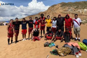 Jugadores del rojinegro en la preparación para la Libobásquet temporada 2023