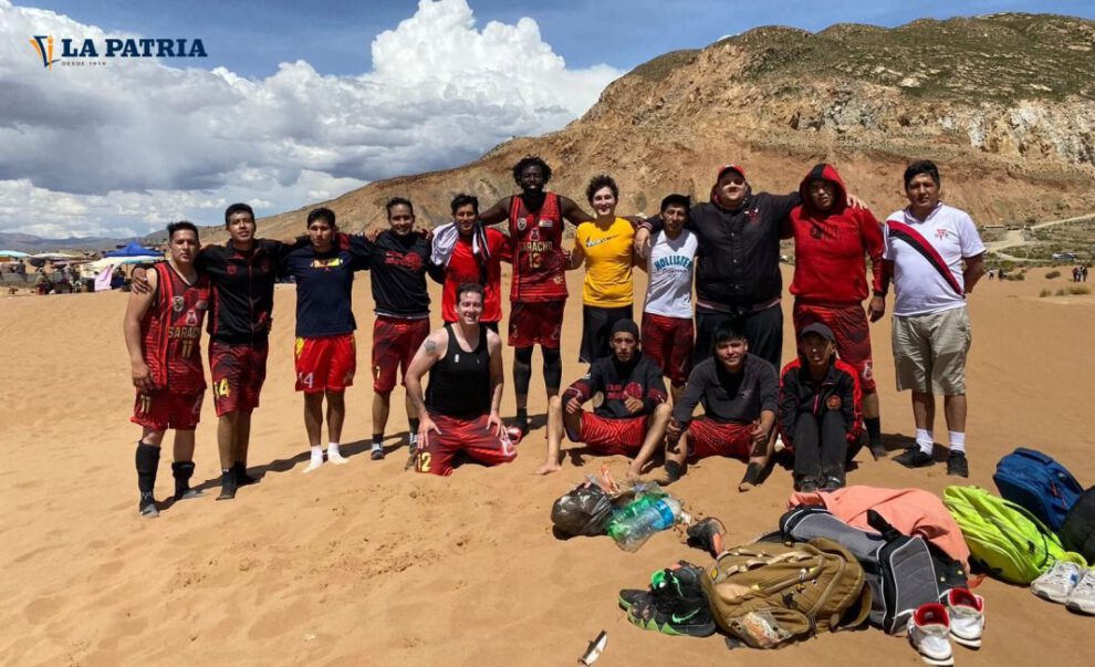 Jugadores del rojinegro en la preparación para la Libobásquet temporada 2023